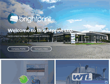 Tablet Screenshot of brightprint.co.nz